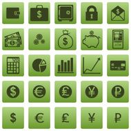 Vector Set of Finance Icons N8