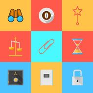 Flat icons for organization of outsourced N2