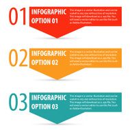 Abstract modern infographics options banner N2