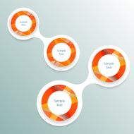 colorful round diagram infographics for presentations N20
