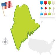 Maine State Map N2