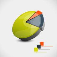 Pie chart 3d style N2