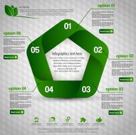 Minimal infographic template N45