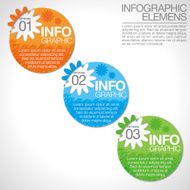 Abstract infographics Flower N2
