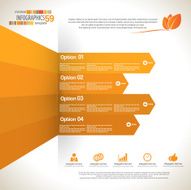 Minimal infographic template N46