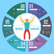 Workout training infographics