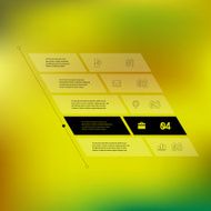 Timeline templates on blurred background N2