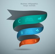Infographic Business concept with 3 options N2