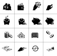 Set of money icons N3