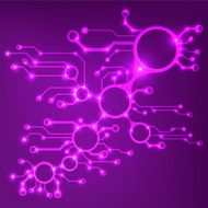 Ðbstract circuit board techno background EPS10 vector illustration N6