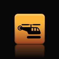 helicopter button icon