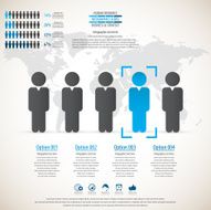 Business management strategy or human resource infographic N69