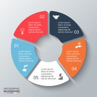 Vector circle element for infographic N104