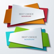 Vector moder banners element design N37