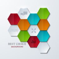 Vector modern infographic element design N5