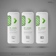 Modern tabs as design elements Business symbols N52