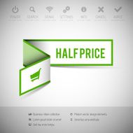 Banner with commerce business content N28