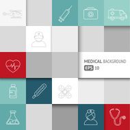 Medical Background - Infographics N2