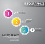 Infographics vector design template N396