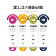 Circle Clip Infographic