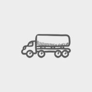 delivery truck sketch icon N2