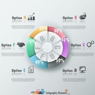 Modern infographics options banner N744