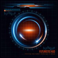 Abstract HUD futuristic background Vector illustration N3