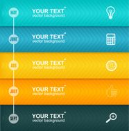 Vector Timeline Infographic Colorful Template N3