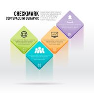 Checkmark Copyspace Infographic