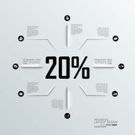 info graphics design with 20