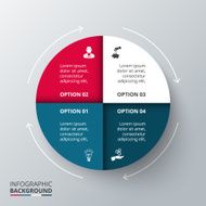Vector circle element for infographic N107