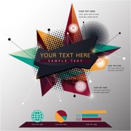 modern Infographics Creative Abstract Background geometric design Vector illustration