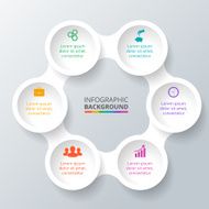 Vector circle element for infographic N108