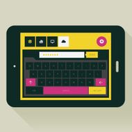 Tablet Flat Keyboard App