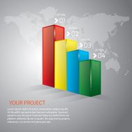 BAR CHART BUSINESS VECTOR
