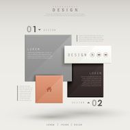 modern infographic template design N16