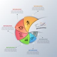 Modern infographics options banner N748