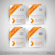 Business infographics template for web design N35