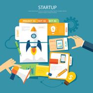 startup concept flat design N2