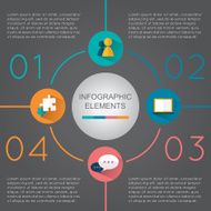 infographic elements cycle