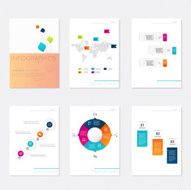 Set of Timeline Infographic Design Templates N32