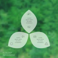 Vector circle eco infographic N9