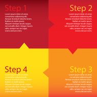 Steps - vector banner N2