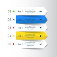 Vector lines arrows infographic N31