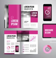 brochure design template N69
