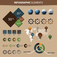 Vector Set of Infographic Elements N10