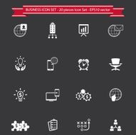 Business Icon Set N148