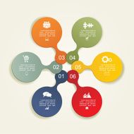 Infographic design template with elements and icons Vector N28