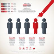 Business management strategy or human resource infographic N71