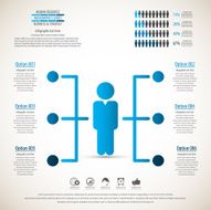 Business management strategy or human resource infographic N72